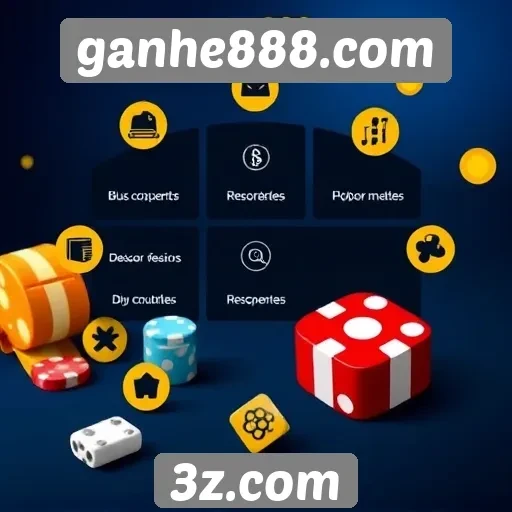 Recursos e funcionalidades do site ganhe888.com
