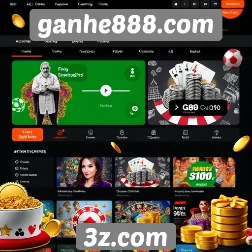 Visão geral do site ganhe888.com